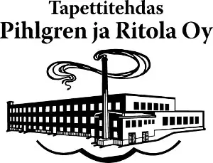 Tapettitehdas Pihlgren ja Ritola logo